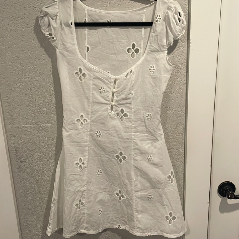 White dress